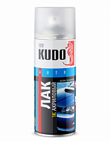 KUDO KU-9010 Лак универсальный 1К автомобильный глянцевый 520мл 1/6шт